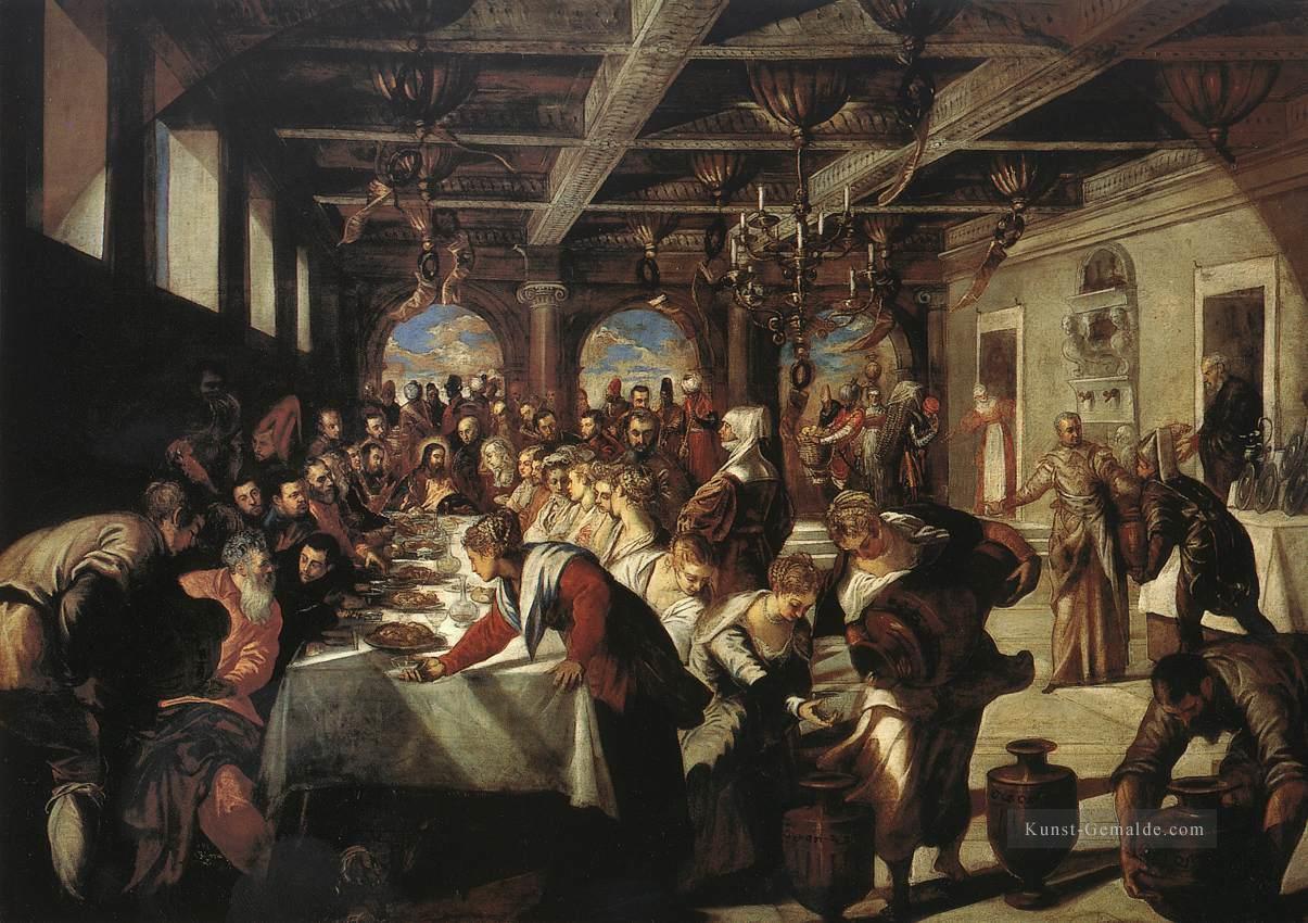 Hochzeit zu Kana Italienischen Renaissance Tintoretto Ölgemälde